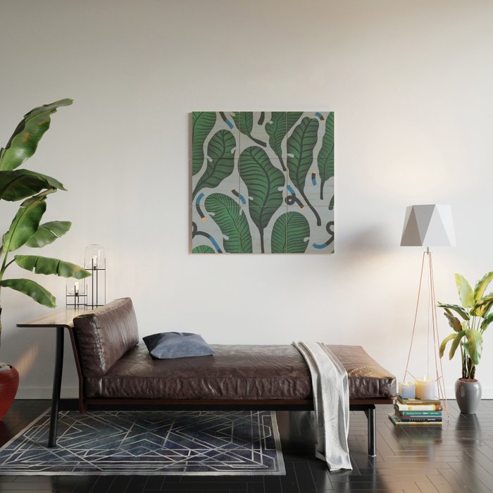 Retro, Jungle Out Wood Wall Art Gallery Image 2