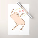 Honest Blob Says No Wrapping Paper Gallery Image 1