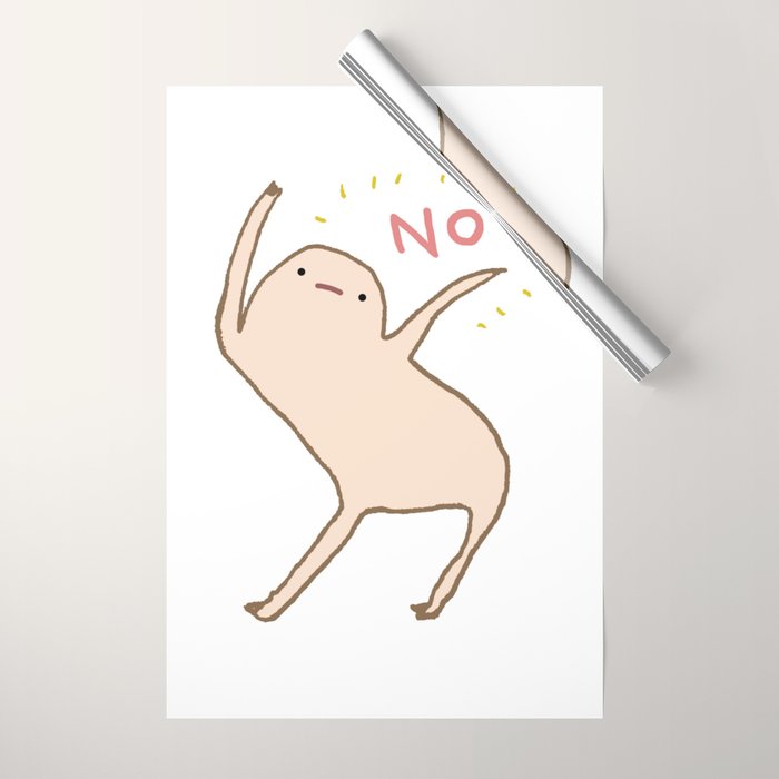 Honest Blob Says No Wrapping Paper Gallery Image 1