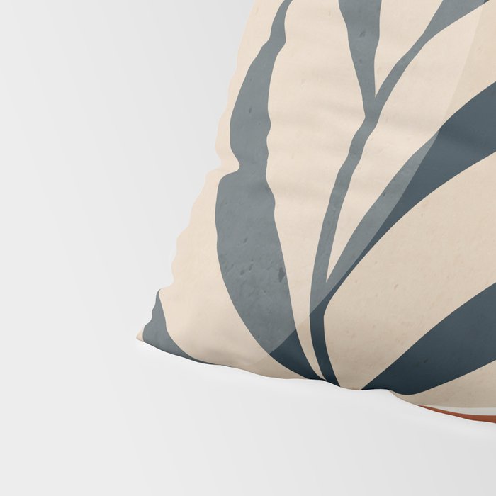 Minimal Abstract Art Plant 9 Pillow Sham Gallery Image 4