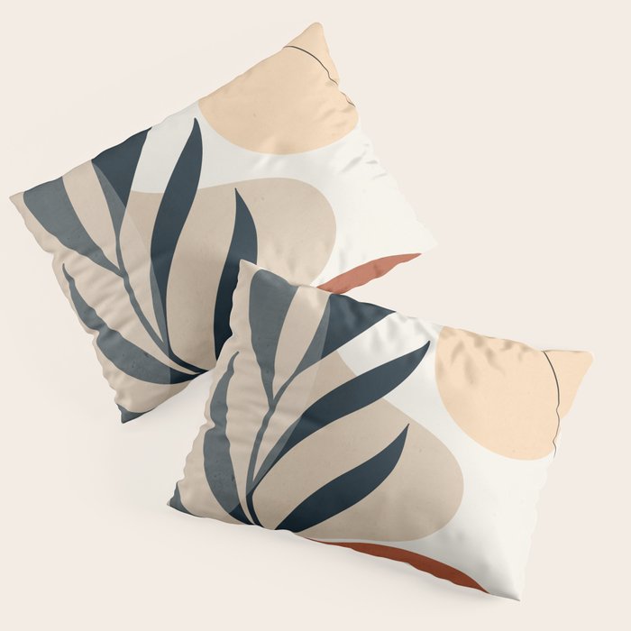 Minimal Abstract Art Plant 9 Pillow Sham Gallery Image 3