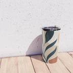 Minimal Abstract Art Plant 9 Travel Mug Gallery Image 4