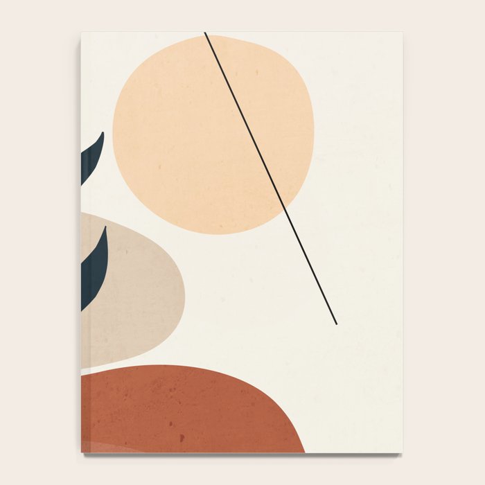 Minimal Abstract Art Plant 9 Notebook Gallery Image 4