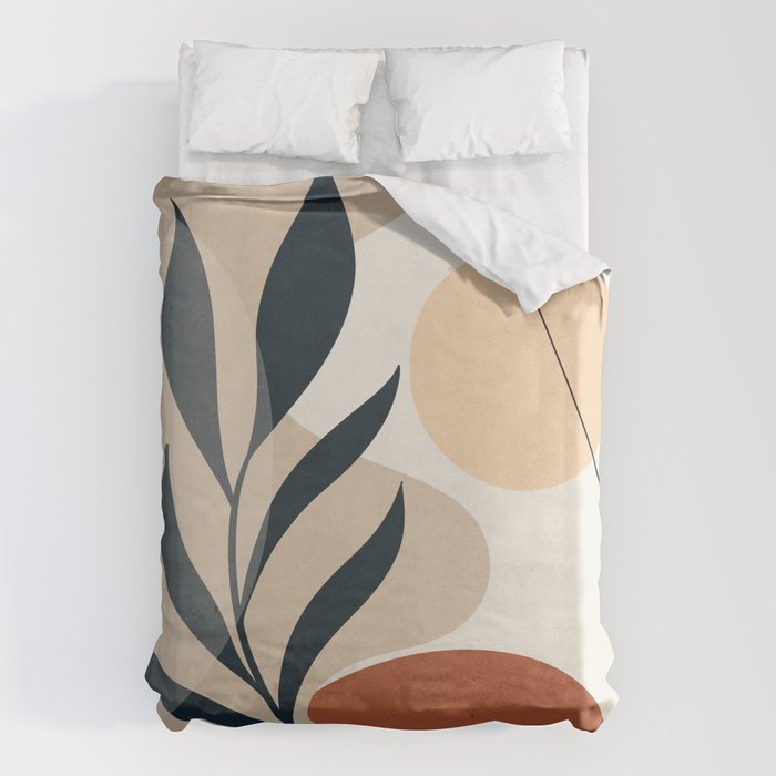 Minimal Abstract Art Plant 9 Duvet Cover Gallery Image 6