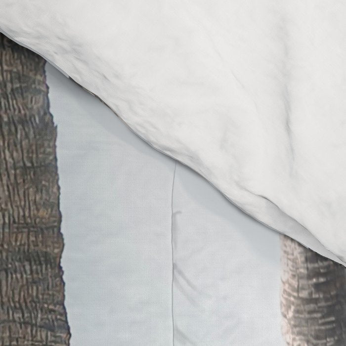 Pastel Pink Surfboard at Beach Comforter Gallery Image 4