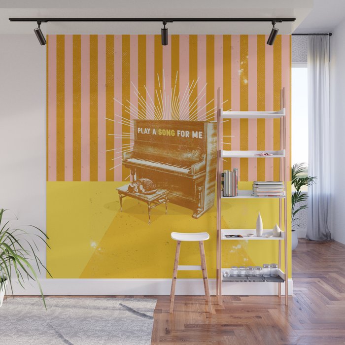 PLAY A SONG FOR ME Wall Mural Gallery Image 1