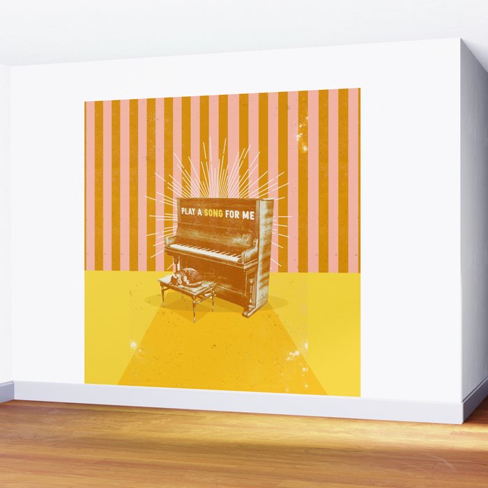 PLAY A SONG FOR ME Wall Mural Gallery Image 2