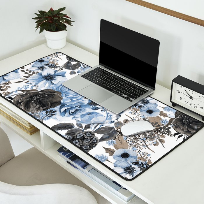Floral Pattern 4 Desk Mat Gallery Image 2