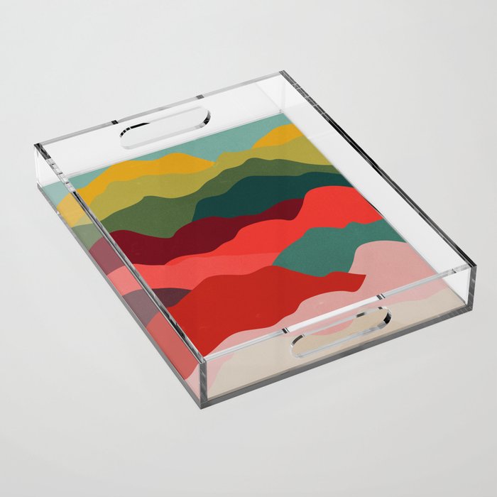 Art Clouds: Mid Century Edition Acrylic Tray Gallery Image 1