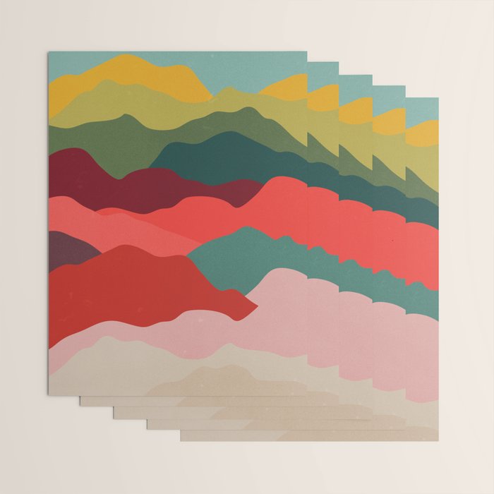 Art Clouds: Mid Century Edition Wrapping Paper Gallery Image 3