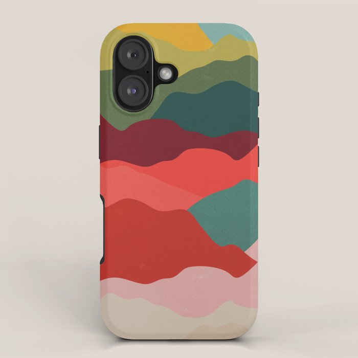 Art Clouds: Mid Century Edition iPhone Case Gallery Image 1