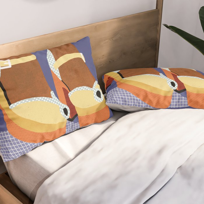 Funky Shoes Pillow Sham Gallery Image 2