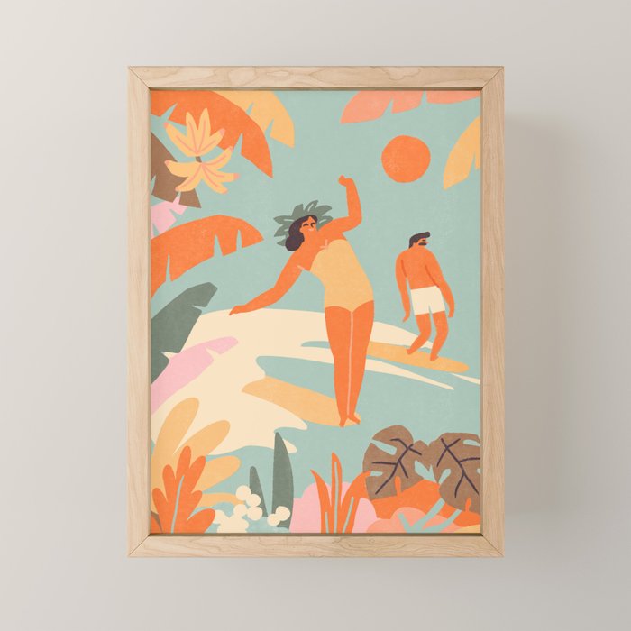 Waves of Aloha Mini Art Print Gallery Image 1
