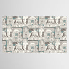 Washington DC toile juniper Tablecloth Gallery Image 2