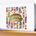 Cheers My Dears - Gold Wall Mural Gallery Image 2