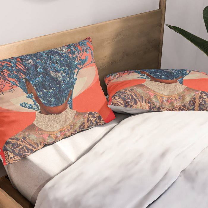 Her Veiled Smiles Pillow Sham Gallery Image 2