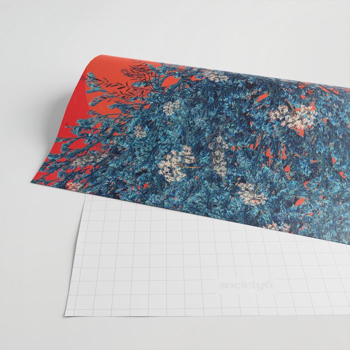 Her Veiled Smiles Wrapping Paper Gallery Image 2