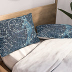 1900 Star Constellation Map - Chart Vintage Poster Pillow Sham Gallery Image 2