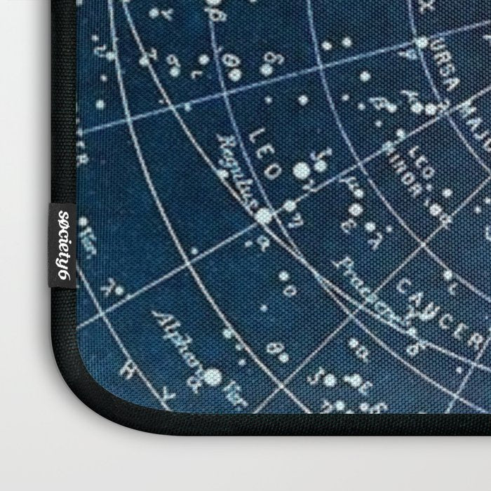 1900 Star Constellation Map - Chart Vintage Poster Laptop Sleeve Gallery Image 3