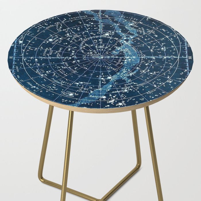 1900 Star Constellation Map - Chart Vintage Poster Side Table Gallery Image 2