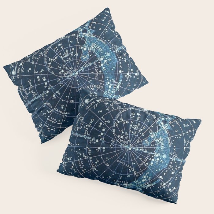 1900 Star Constellation Map - Chart Vintage Poster Pillow Sham Gallery Image 3