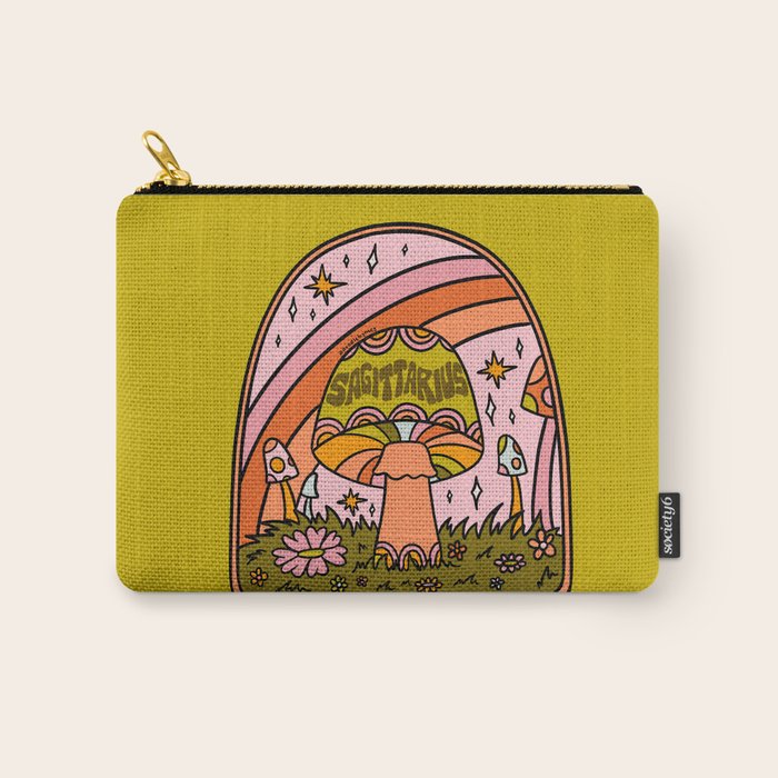 Sagittarius Mushroom Carry All Pouch Gallery Image 1
