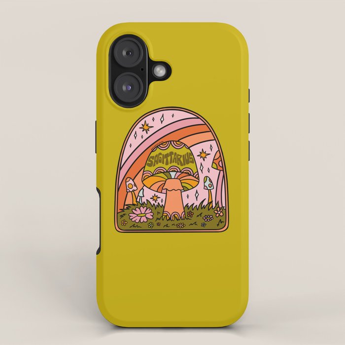 Sagittarius Mushroom iPhone Case Gallery Image 1
