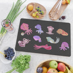 Squids - black Cutting Board Gallery Image 2
