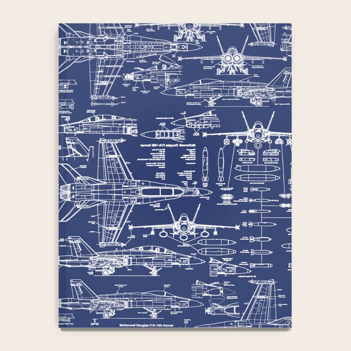 F-18 Blueprints Notebook Gallery Image 4