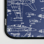 F-18 Blueprints Laptop Sleeve Gallery Image 3