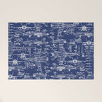 F-18 Blueprints Welcome Mat Gallery Image 1