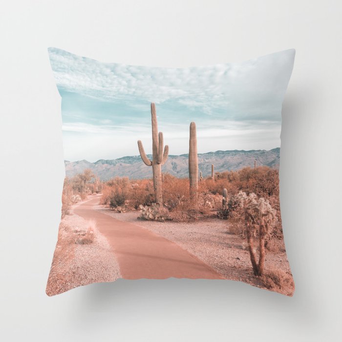 Saguaro National Park Arizona Throw Pillow Gallery Image 1
