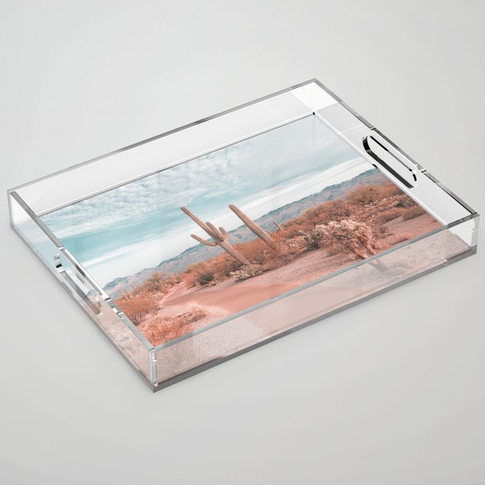 Saguaro National Park Arizona Acrylic Tray Gallery Image 1