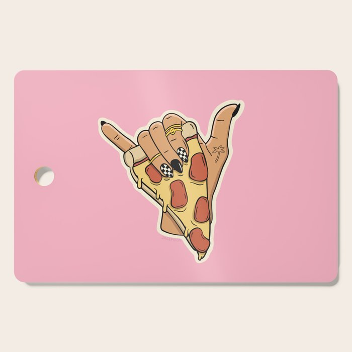 PIZZA SHAKA (LIGHT) Cutting Board Gallery Image 1