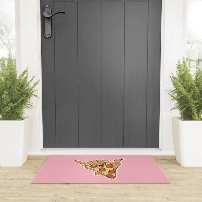PIZZA SHAKA (LIGHT) Welcome Mat Gallery Image 3
