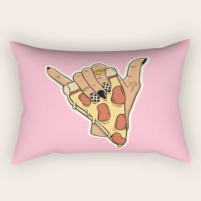 PIZZA SHAKA (LIGHT) Rectangular Pillow Gallery Image 2