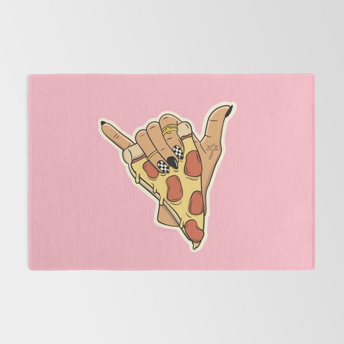 PIZZA SHAKA (LIGHT) Rug Gallery Image 2