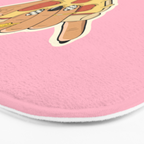 PIZZA SHAKA (LIGHT) Bath Mat Gallery Image 3