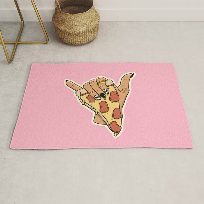 PIZZA SHAKA (LIGHT) Rug Gallery Image 1