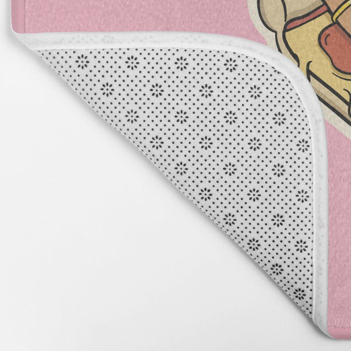 PIZZA SHAKA (LIGHT) Bath Mat Gallery Image 2