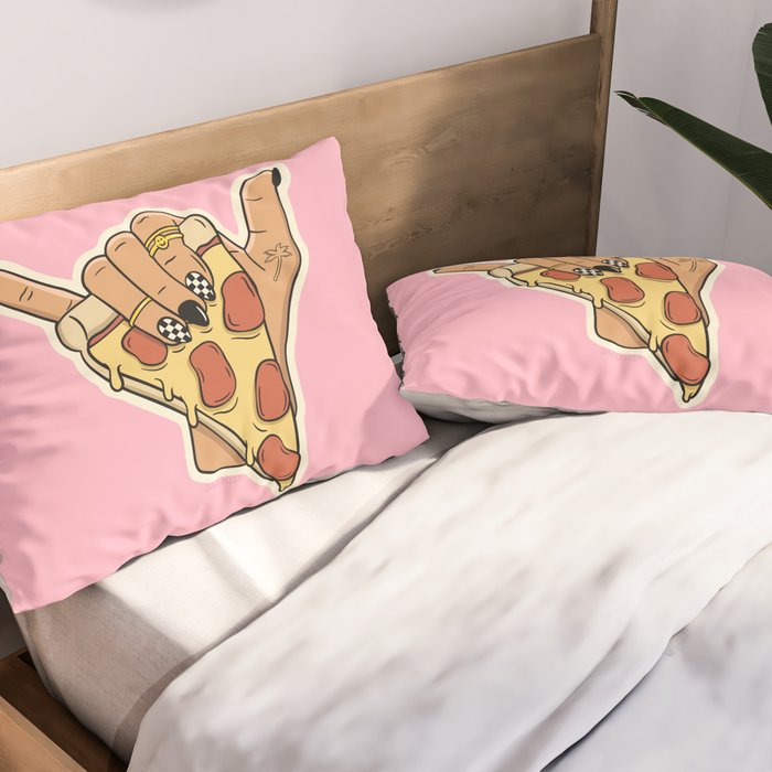PIZZA SHAKA (LIGHT) Pillow Sham Gallery Image 2