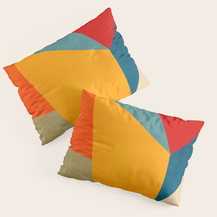 Geometric Colorful Modern Design Pillow Sham Gallery Image 3