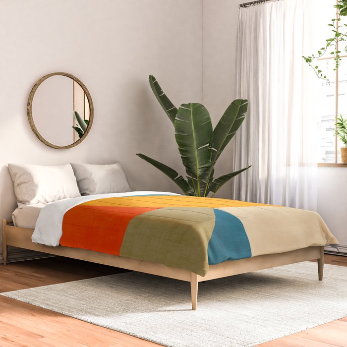 Geometric Colorful Modern Design Comforter Gallery Image 2