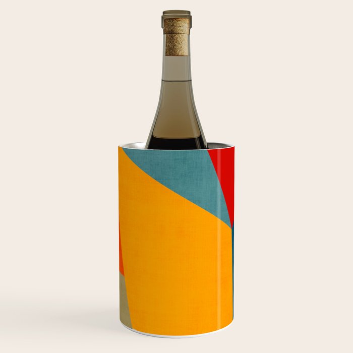 Geometric Colorful Modern Design Wine Chiller Gallery Image 1