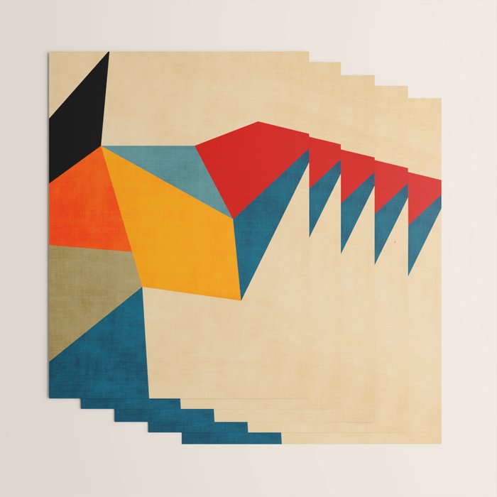 Geometric Colorful Modern Design Wrapping Paper Gallery Image 3