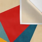 Geometric Colorful Modern Design Wall Tapestry Gallery Image 3