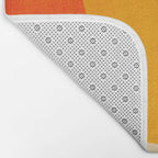 Geometric Colorful Modern Design Bath Mat Gallery Image 2