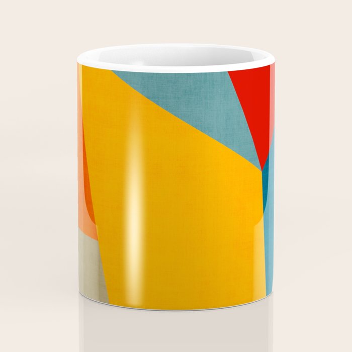 Geometric Colorful Modern Design Coffee Mug Gallery Image 4