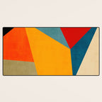 Geometric Colorful Modern Design Desk Mat Gallery Image 3