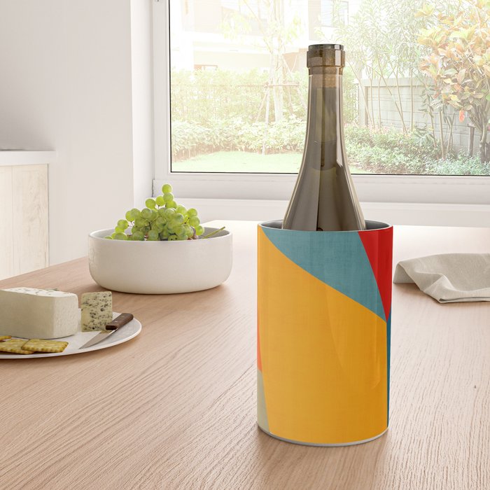 Geometric Colorful Modern Design Wine Chiller Gallery Image 4